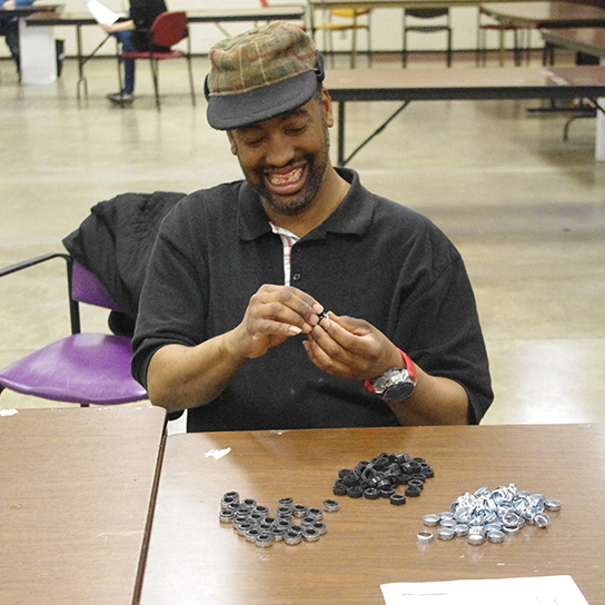 Adult Man working on Production Project